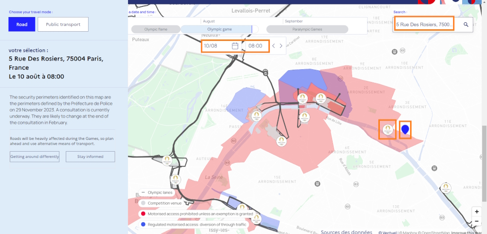 Interactive Olympic Map