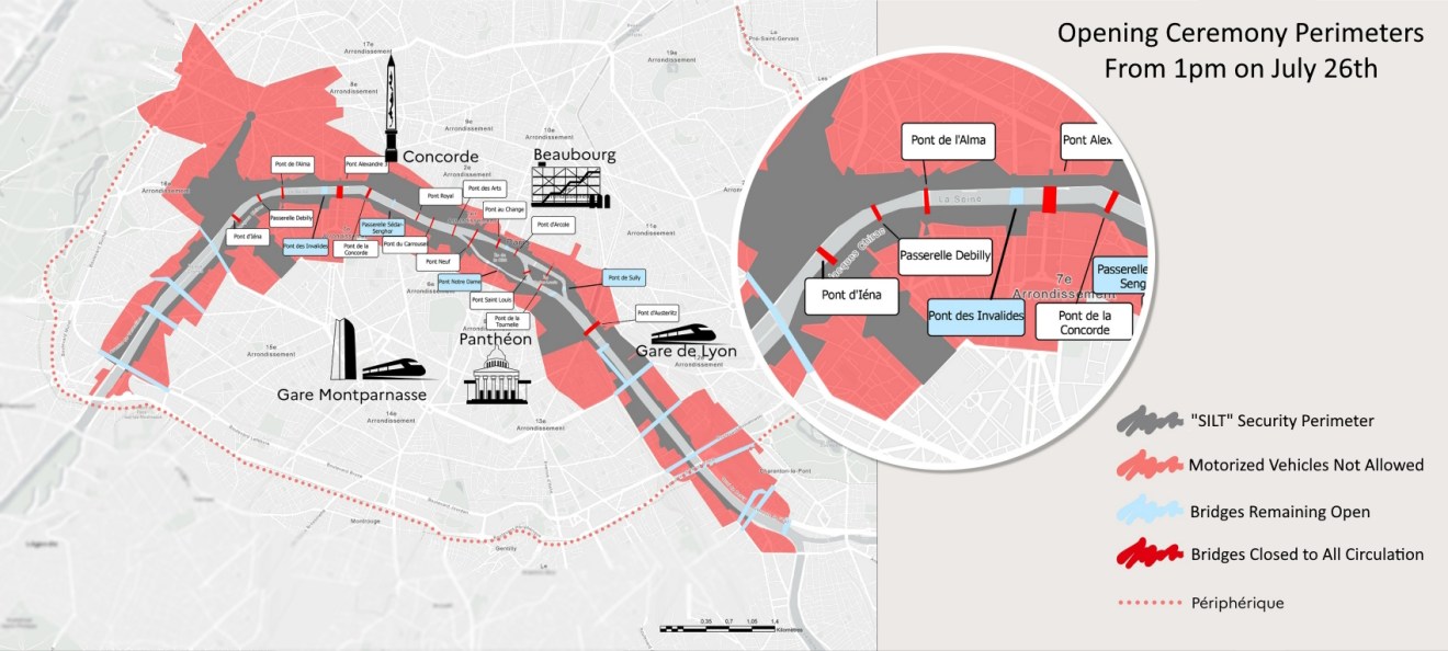 Opening Ceremony Security Perimeter