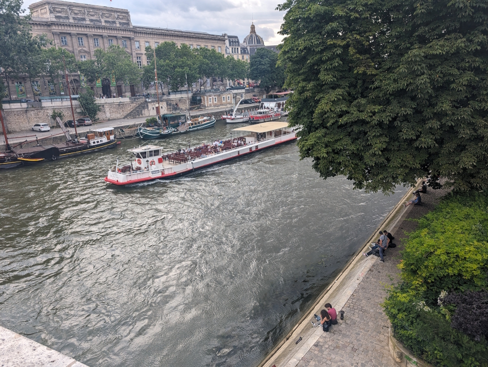 A view of the quays of the Ile de la Cité from Pont Neuf