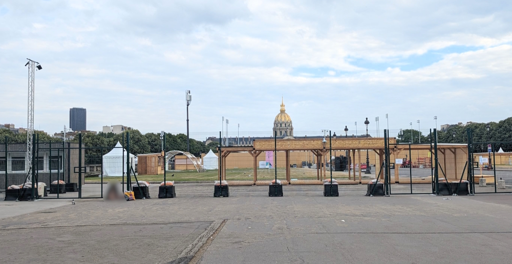 The Olympic Stadium at Les Invalides