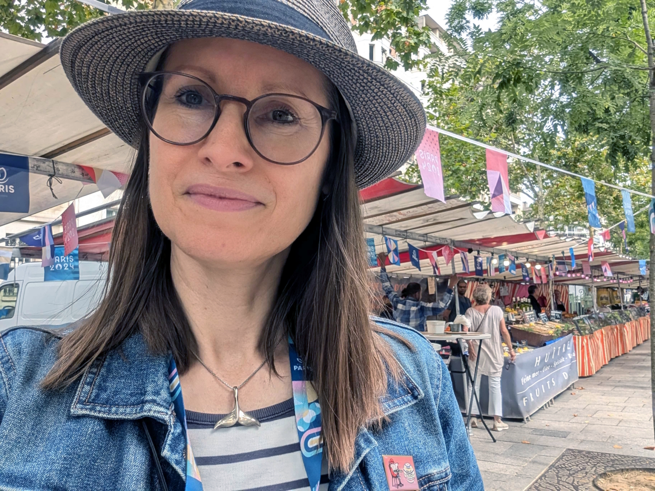 Heather at the Market