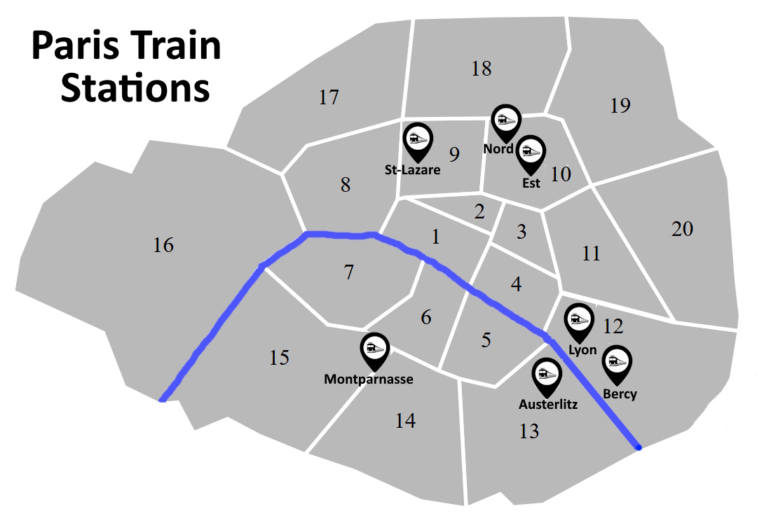 Paris Train Stations