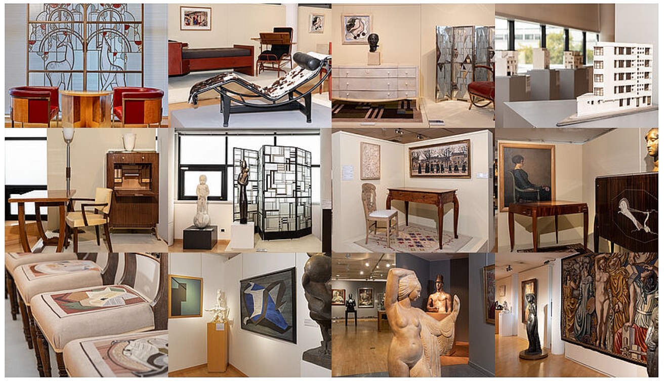 Montage of images from the Musée des Années Trente