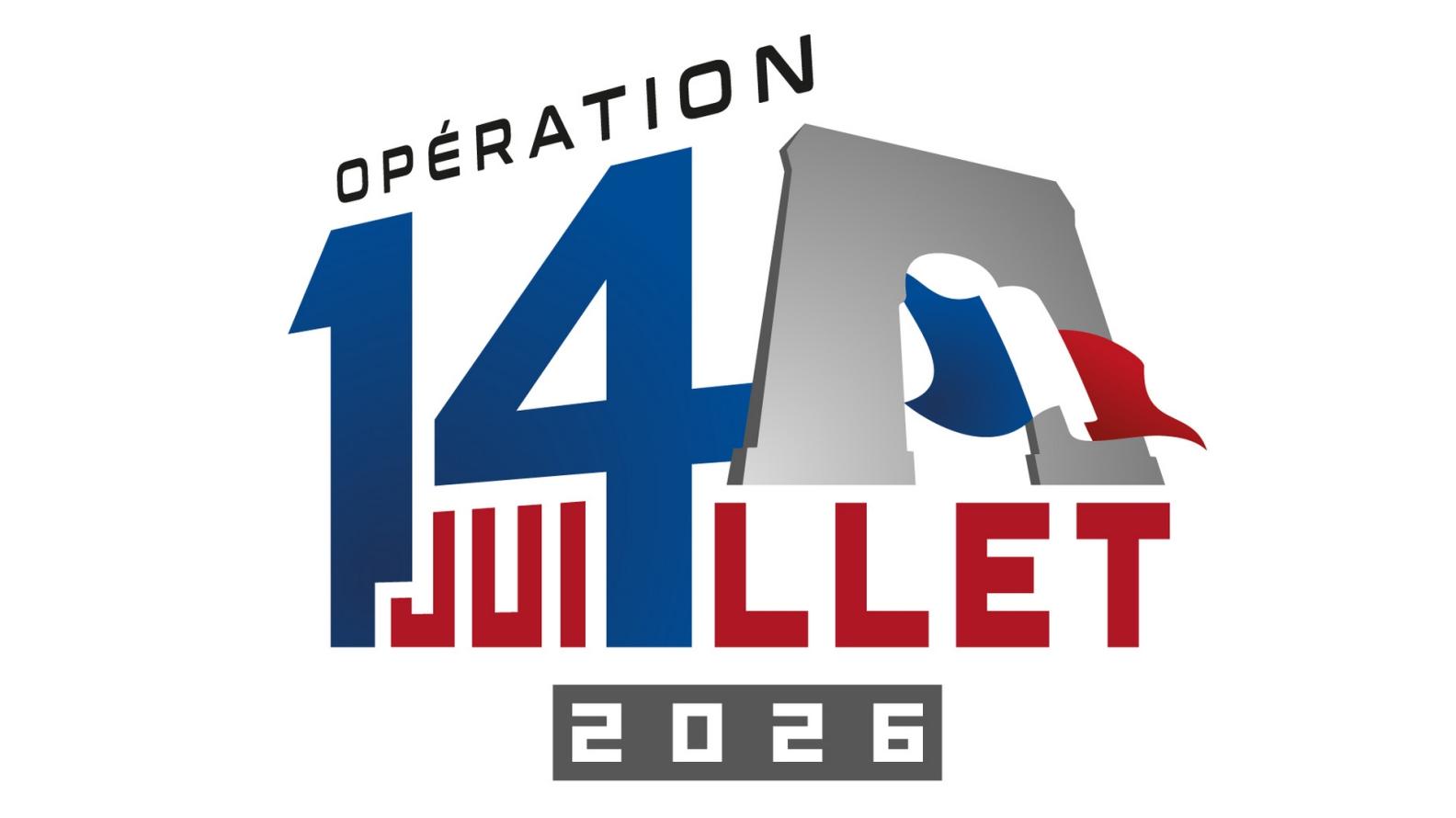 Official July 14th logo for 2026

