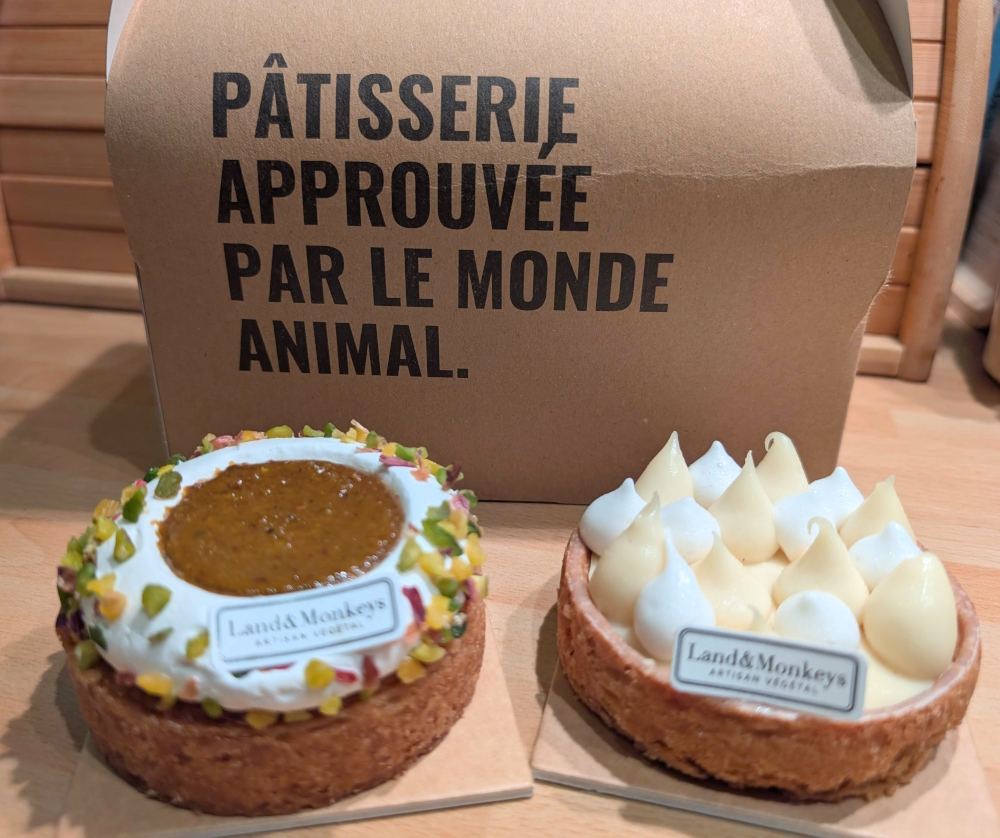 Vegan pastries from Land & Monkeys