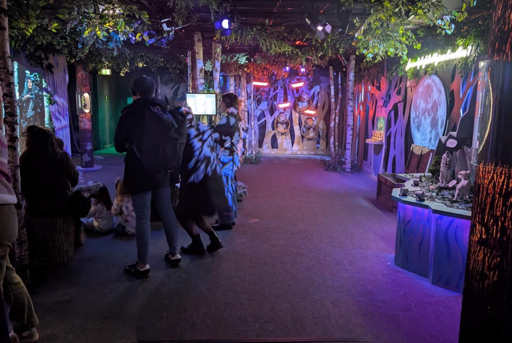 Each room has its own atmosphere