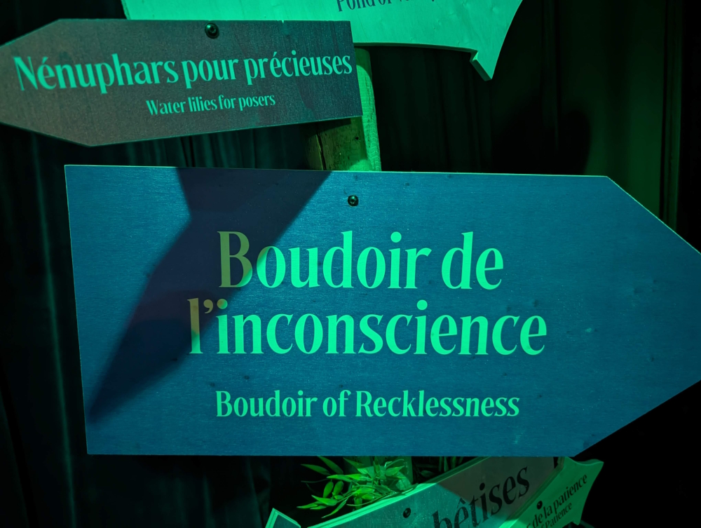 The translations are actually quite good at capturing the clever tone of the exhibit.