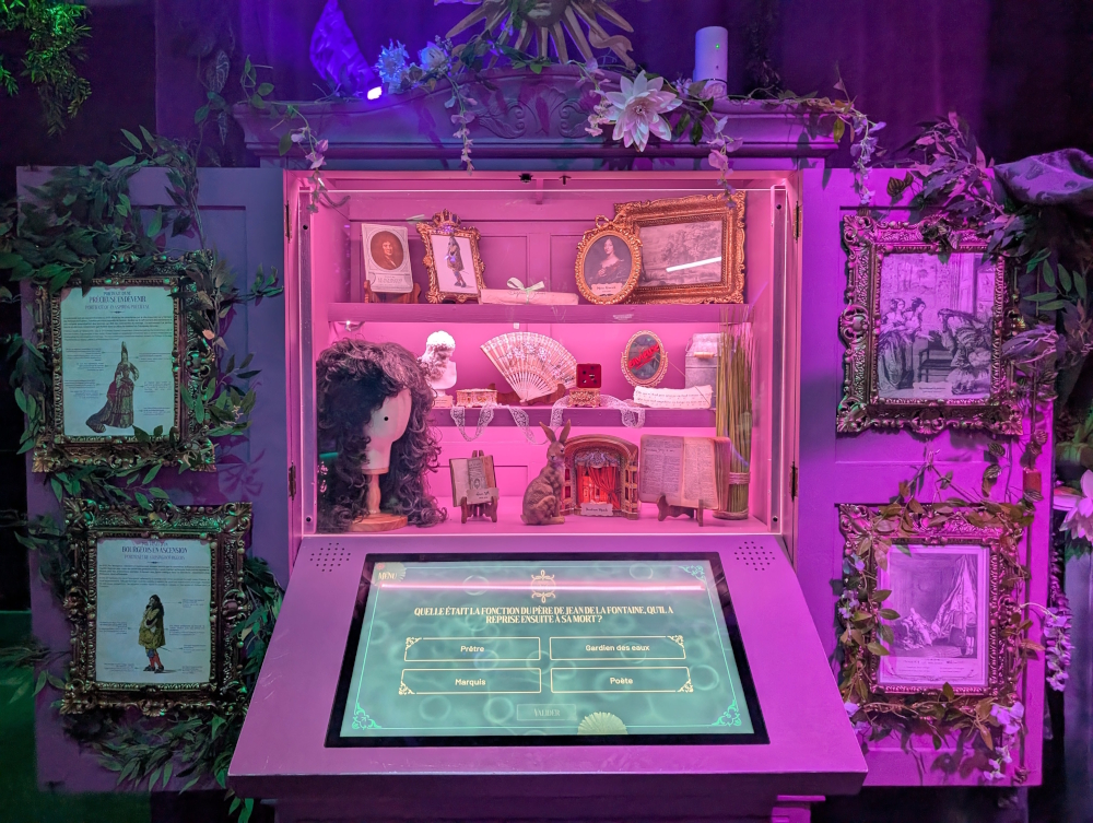 There are a few interactive games and quizzes along the way.