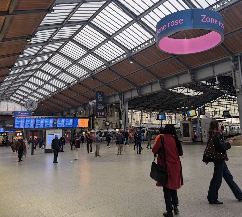 Trains from Gare St-Lazare several times every day.