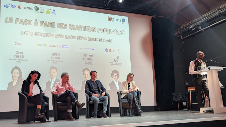 A Paris municipal debate in the 13th arrondissement.