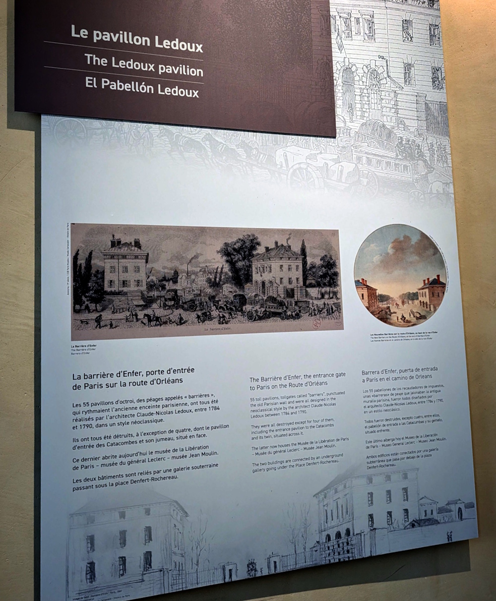 One of the many informational signs.