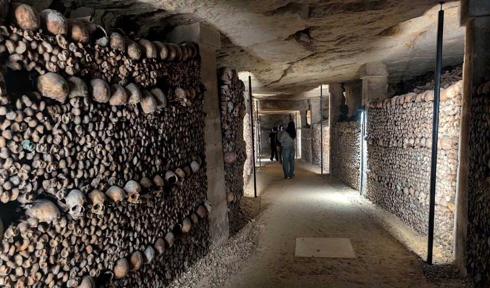 Some of the lighting is vertical depending on the tunnel.